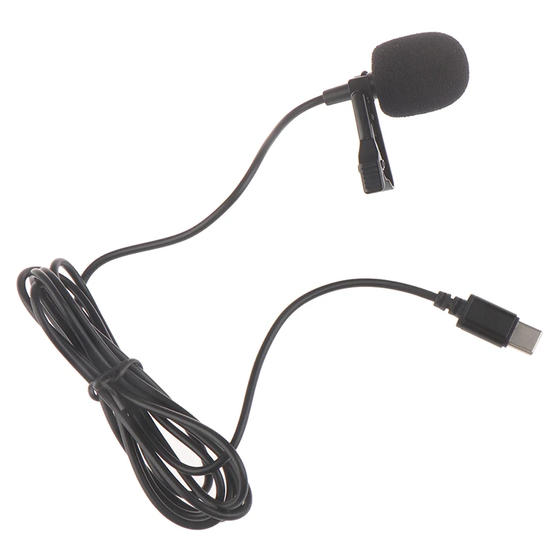 Mini Mikrofonas Mic USB C Tipo C Mic Kondensatoriaus Garso Įrašymą Huawei/Xiaomi/Samsung/ 
