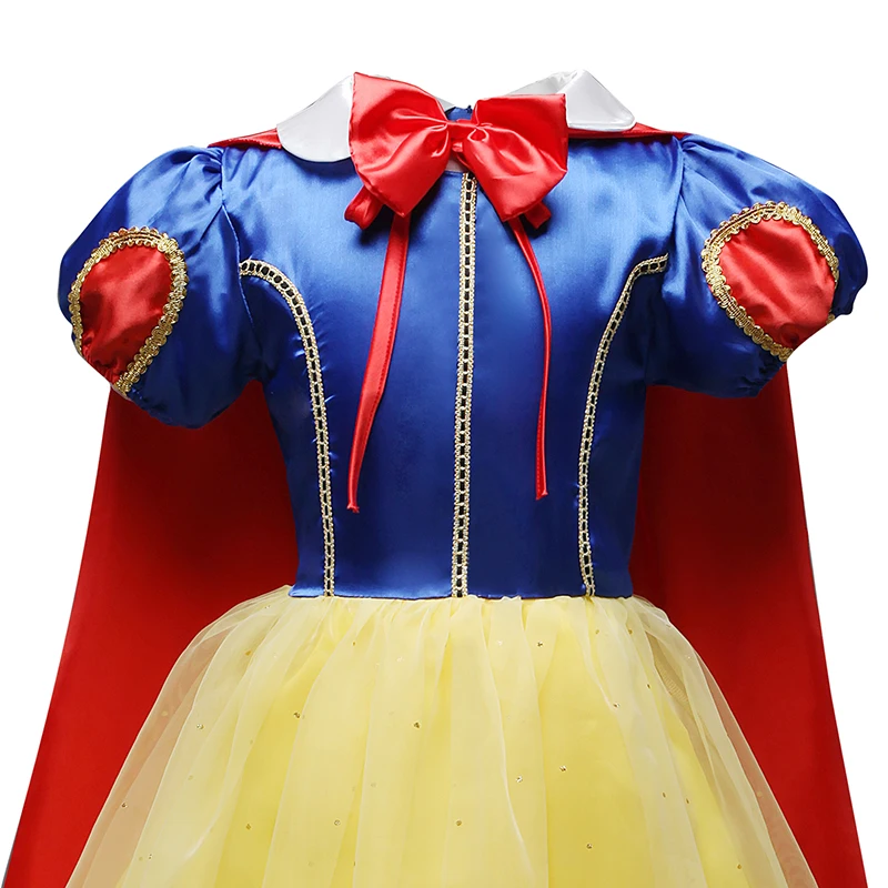 Animacinių filmų Mergina Suknelė Princesė Kostiumas Vaikams Kūdikio Gimtadienio Halloween Carnival Šalies Išgalvotas Suknelės Mergaitėms Cosplay Suknelė + Apsiaustu 0