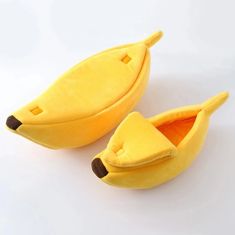 Katė Lova Šuo Mielas Bananų Formos Namų Augintinio Kilimėlis Nešiojamų Pagalvėlės Tvirtos Uždarytas Juokinga Veislynas Kūrybiškumą Prekes 0