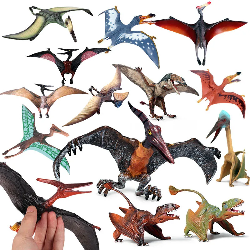 Vaikai Dinozaurų Žaislas Modeliavimas Pterosaur Modelį PVC Kilnojamojo Lėlės Vaikų Surinkimo Žaislas Dovanos 0