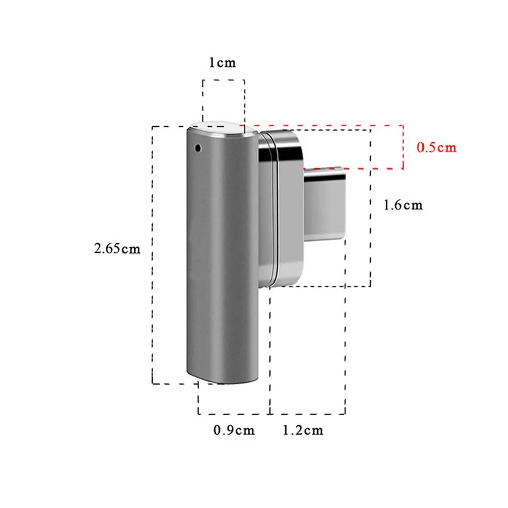 Magnetinio USB C Adapteris 24 Pins C Tipo Jungtis PD 100W Greito Įkrovimo Konverteris iPad 