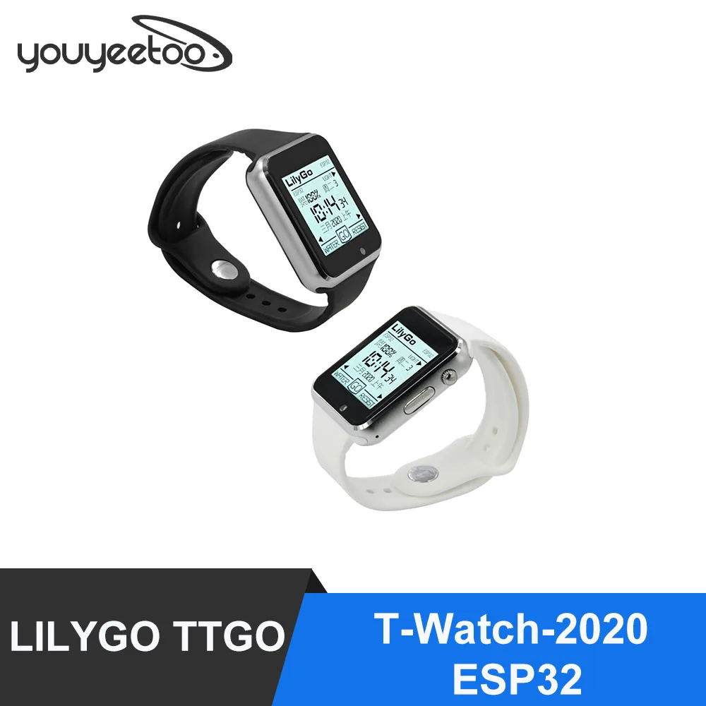LILYGO TTGO T-Watch-2020 ESP32 Pagrindinis Lustas 1.54 Colių Jutiklinis Ekranas, Programuojami, Nešiojami Aplinkos Sąveika 5