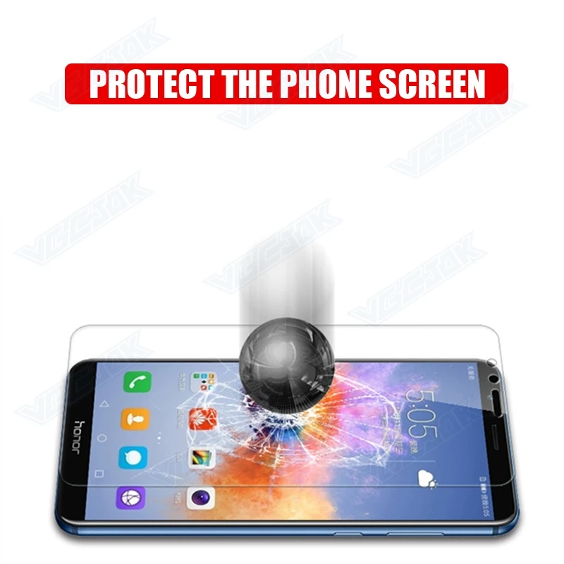 9H Anti-Sprogo Grūdintas Stiklas Huawei P9 P10 Lite Plius Screen Protector, Stiklinis Už Garbę 8 9 10 Lite Žaisti Apsauginės Plėvelės Atveju 3