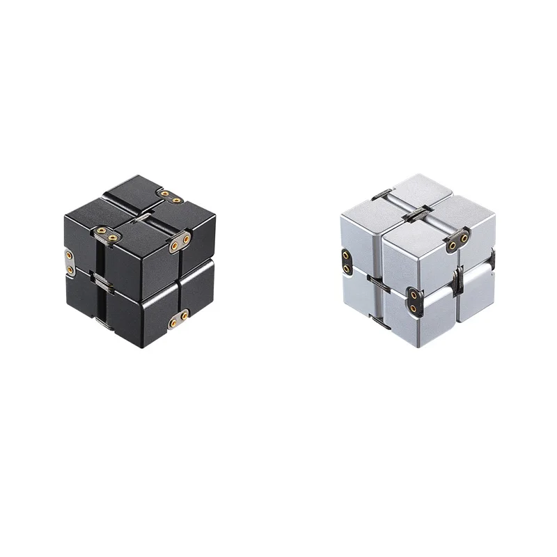 Fidget Žaislai Antistress Begalinis Kubo Magija Išskleidimo Begalinis Magic Cube Aliuminio Lydinio Išskleidimo Žaislas Švietimo Žaislai 4