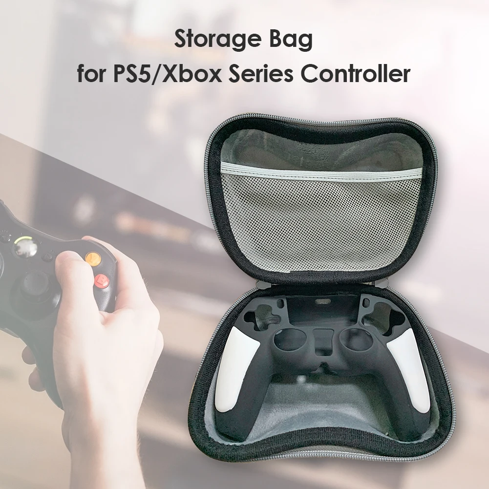 Valdytojas Sunkiai Shell Nešiojamų Balansinė Dekoro EVA lagaminas, apsauga nuo dulkių, už PS5 DualSense Xbox Serijos X Valdytojas 4
