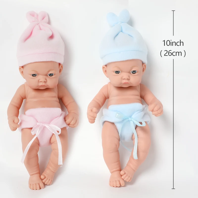 10inch bebes Reborn Lėles 26CM viso kūno vandeniui Realus premie naujagimiui silikono Lėlės Boneca vonios žaislai vaikams 1