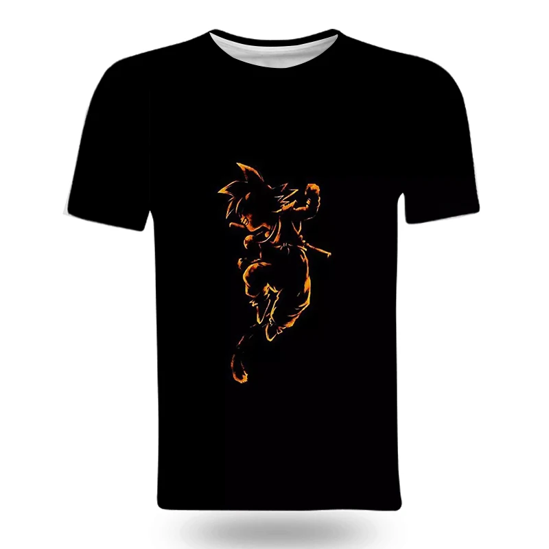 2021 naujas vyrų 3D dragon ball spausdinti marškinėliai su mados tendencija trumpomis rankovėmis vyriški T-shirt 4