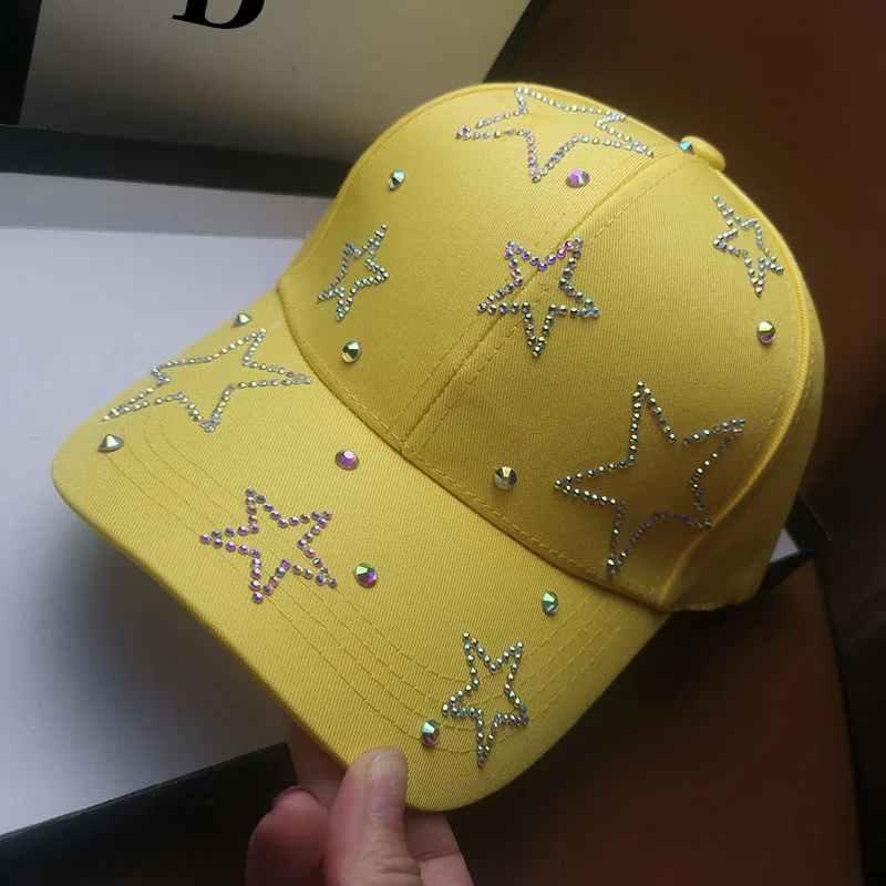 HT462 Naujas kalnų krištolas Beisbolo kepuraitę vyrų saulės skrybėlę moteriškos kepuraitės, Star Diamond hip-hop vyrų reguliuojamas Snapback Atsitiktinis Lauko Kepurės 2