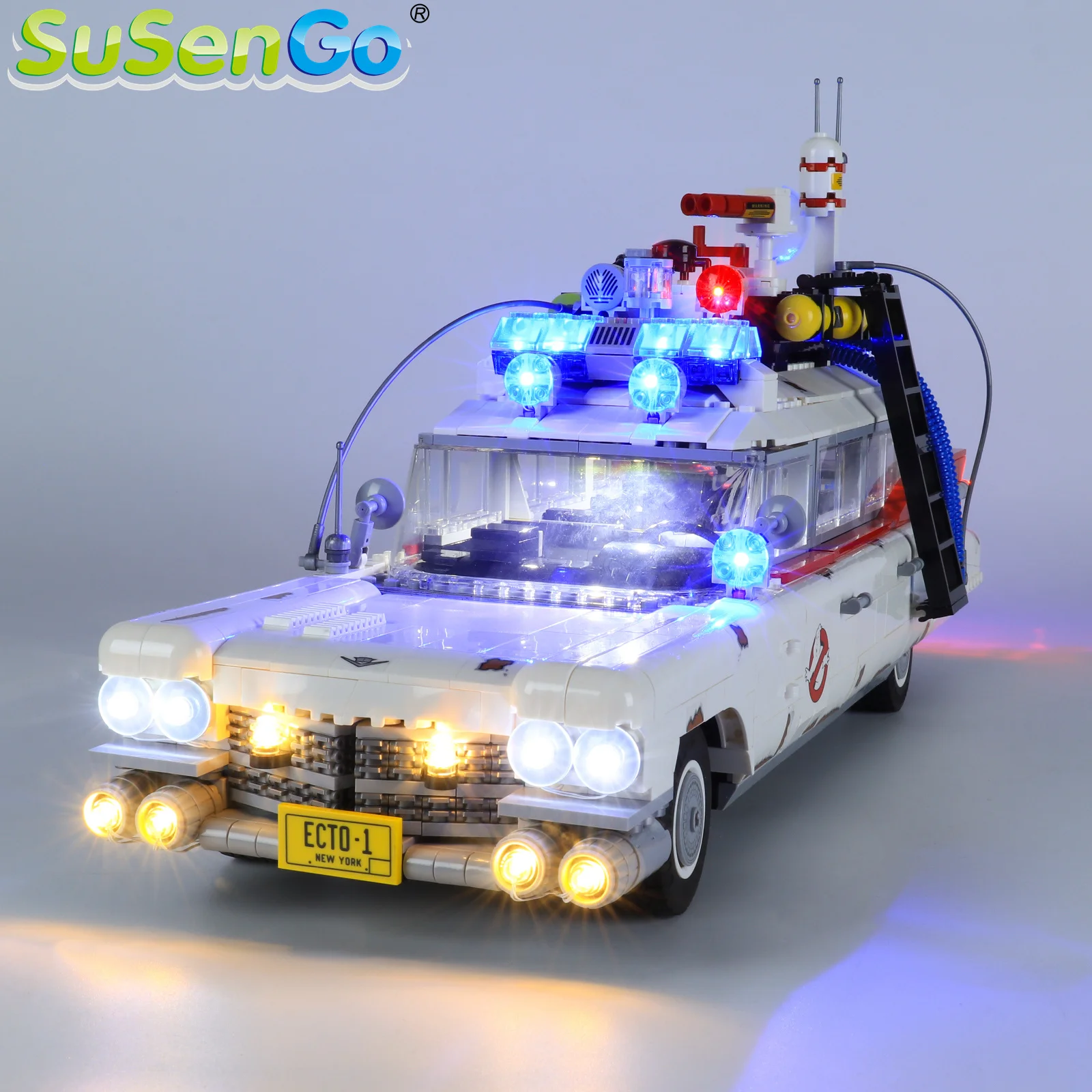 SuSenGo LED Šviesos Rinkinys 10274 Ghost Busters, ECTO-1, (Modelis Ne Komplekte) 1
