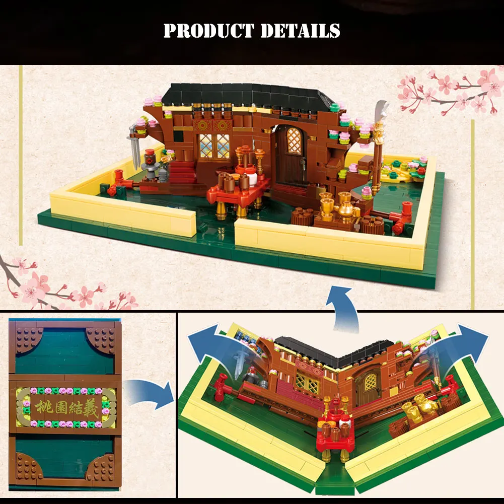BZDA Trijų Karalysčių Tema Serijos Istorinio Pastato Blokus Lėlės Modelis CaoCao ZhaoYun Plytų Kalėdų Dovanos Vaikams Žaislų Gimtadienis 1