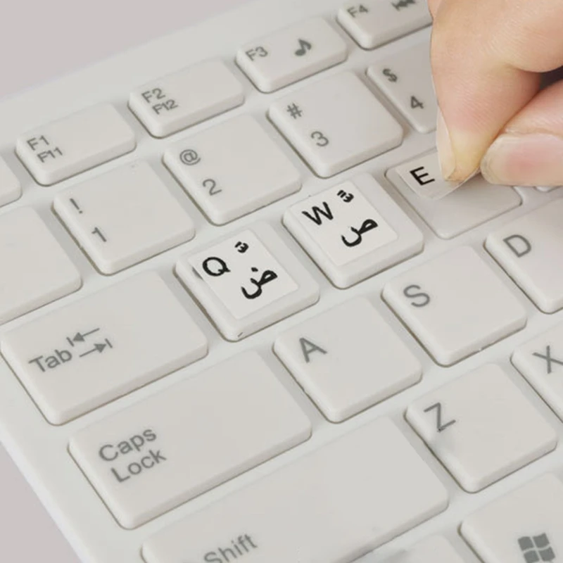 Universalus arabų Klaviatūra Lipdukai Pakeisti KOMPIUTERIO Klaviatūros Lipdukai Nešiojamojo Kompiuterio Nešiojamieji kompiuteriai 2vnt 4