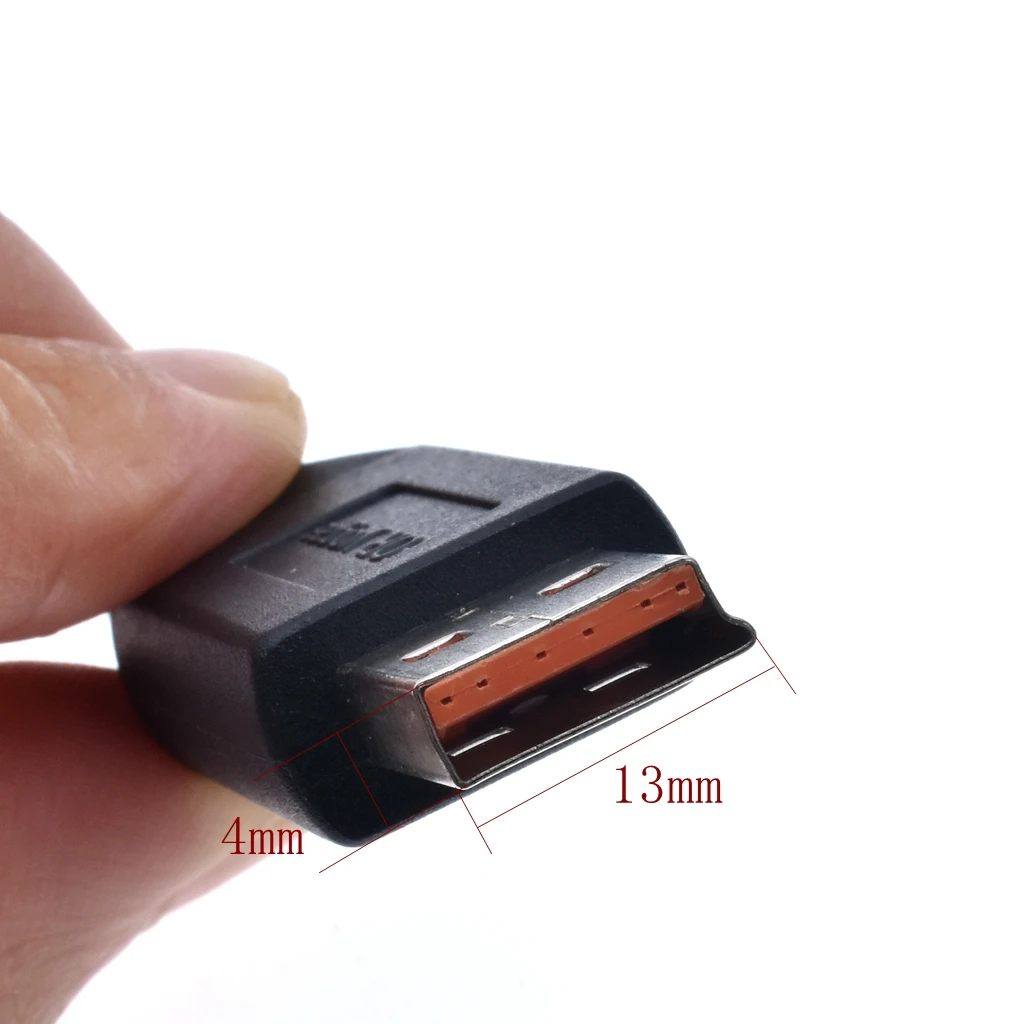 Nuolatinės SROVĖS 5.5x2.1mm Konverteris Adapterio Kištukas DC Moteris USB kištukinė Jungtis Lenovo Jogos 3 Male 5