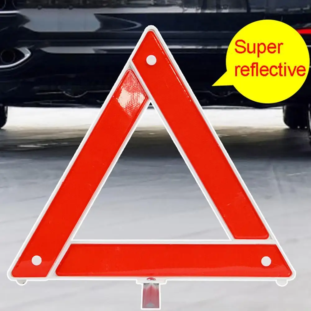Automobilių Pavojingumo Atspindintis Įspėjamasis Ženklas, Sulankstomas Trikampio Suskirstymas Pagalbos Priemonė 4