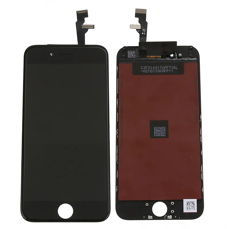 IPhone 6 4.7 colių White&Biack jutiklinio ekrano pakeitimas LCD ekranas skaitmeninis keitiklis 4