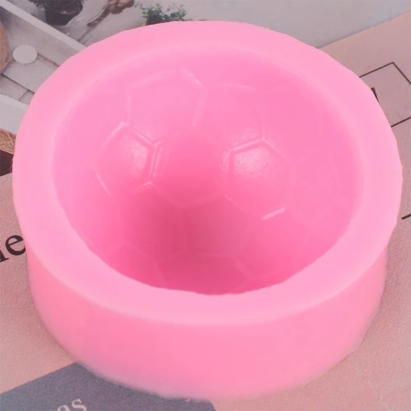 3D Silikoninis Minkštas Pelėsių Šokolado Polimero Molis Cupcake Topper Dekoro,Futbolas 2