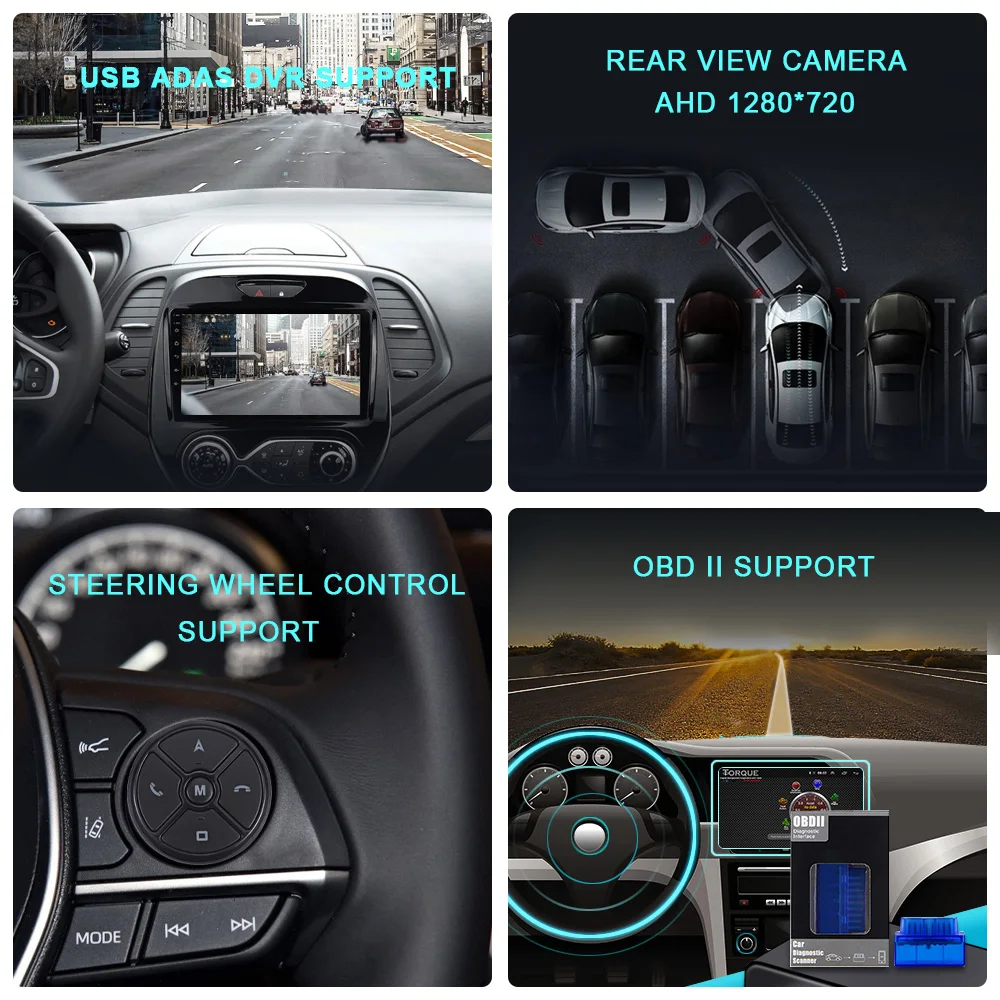 EKIY Android 9.0 Automobilio Radijo Auto Multimedia Dėl Citroen C4 2013 m. m. m. 2016 Stereo GPS Navigacija, Vaizdo MP5 Grotuvas Bluetooth 4