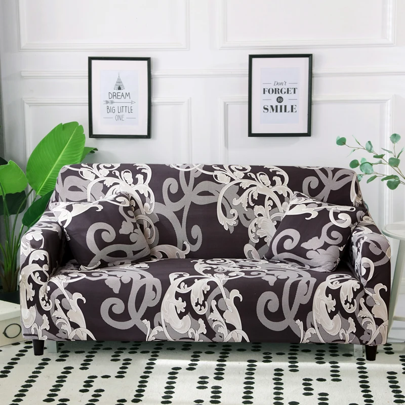 MKZOOM sofos padengti elastinga spandex sofa padengti kambarį sekcija, sofa-slipcover ruožas L formos sofa-lova, fotelis, sofa - 3