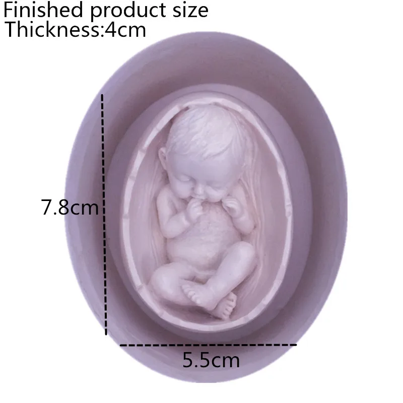 3D silikono formos miega kūdikis dovana apdailos priemonė šokolado pelėsių silikono muilo pelėsių Šalies Pyragas Apdaila 3