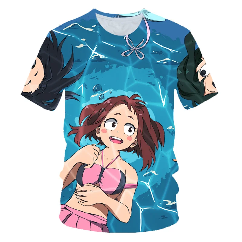 Mano Herojus akademinės bendruomenės Anime T-Shirt Midoriya Izuku Cosplay Marškinėliai Atsitiktinis Patogiai 3DT Boku No Herojus akademinės bendruomenės 1