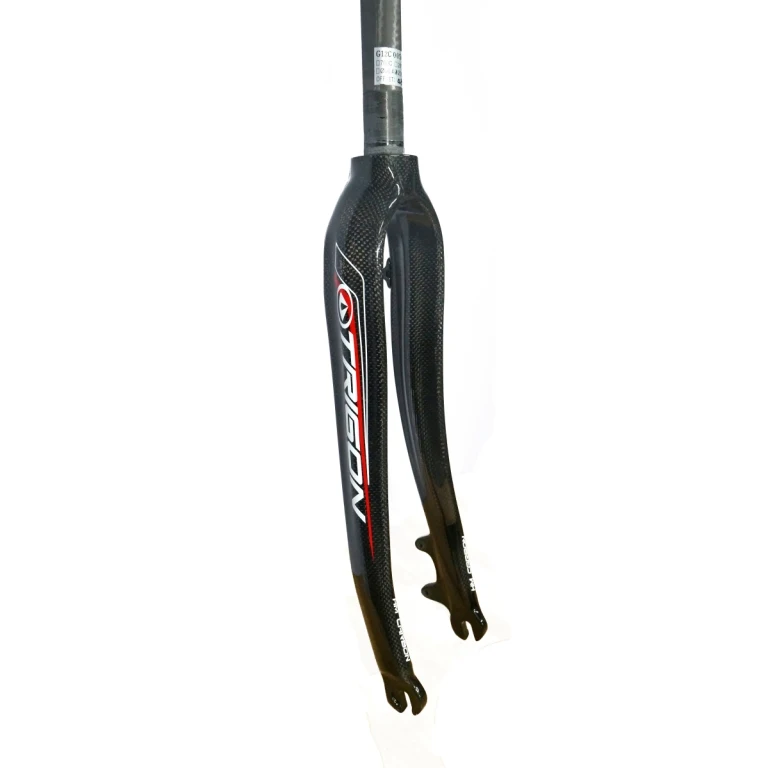 Trigon MC01A MTB vientisas visas anglies pluošto šakutės ultra-light kalnų dviračių šakės 26