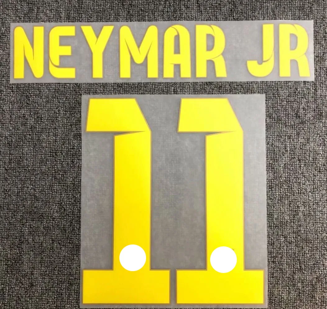 2012-2013 Nameset Neymar JR Messi Xavi Kamenis David Villa Nameset Spausdinimo Futbolo Pleistras Ženklelis 4