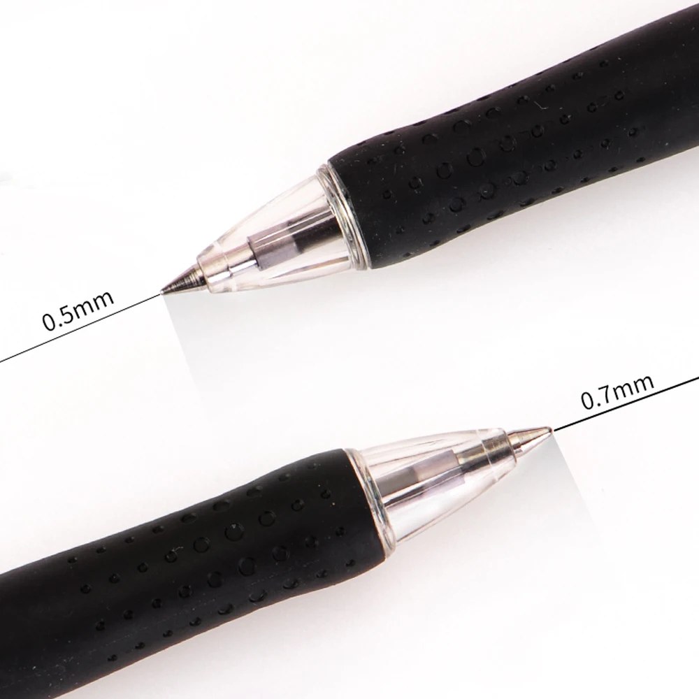6pcs Japonija UIN classic ball pen bullet point SN-100 push-tipo tušinukas 0,5 MM studento parašas pen 4