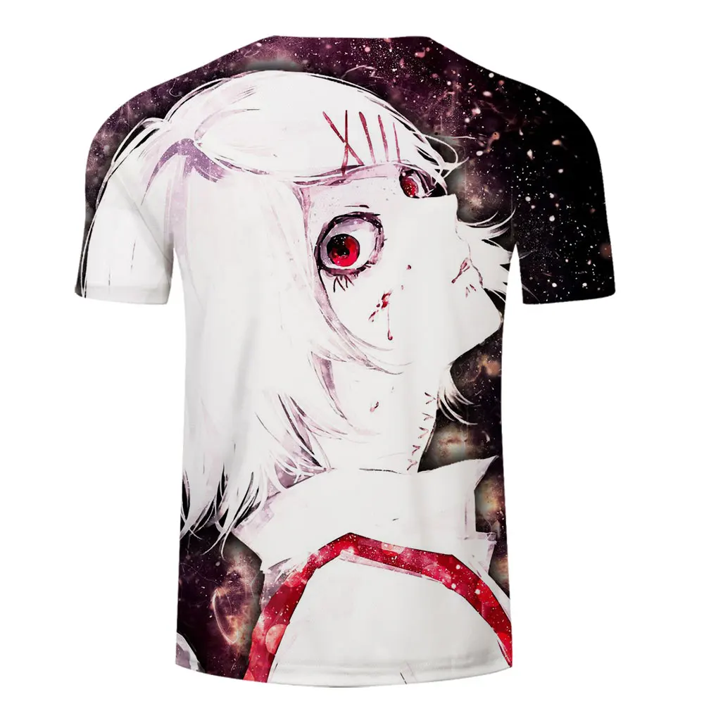 2021 m. Vasarą Naujas Vyrų T-shirt Tokijo Pabaisa marškinėliai Kraujo Anime Trumpas Rankovėmis Teroro Marškinėlius Juokinga 3d Spausdinimo Atsitiktinis Vyrų Viršūnės 0