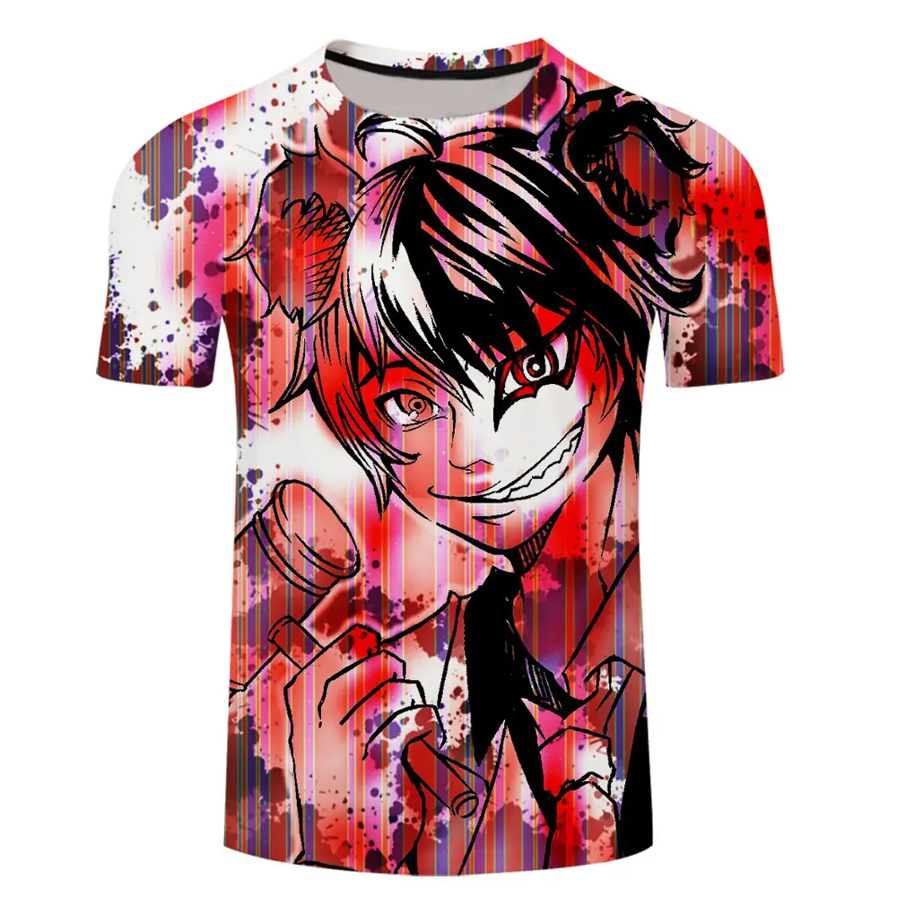 2021 m. Vasarą Naujas Vyrų T-shirt Tokijo Pabaisa marškinėliai Kraujo Anime Trumpas Rankovėmis Teroro Marškinėlius Juokinga 3d Spausdinimo Atsitiktinis Vyrų Viršūnės 3