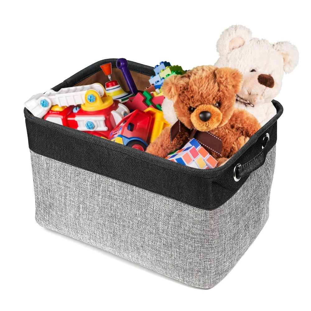 Žaislų Saugojimo Dėžutė Augintiniai, Šuo, Katė, Sulankstomas Medvilnės Skalbiniai Žaislas Organizatorius Didelės Talpos Įvairenybės Saugojimo Krepšys Pet Supplies 3