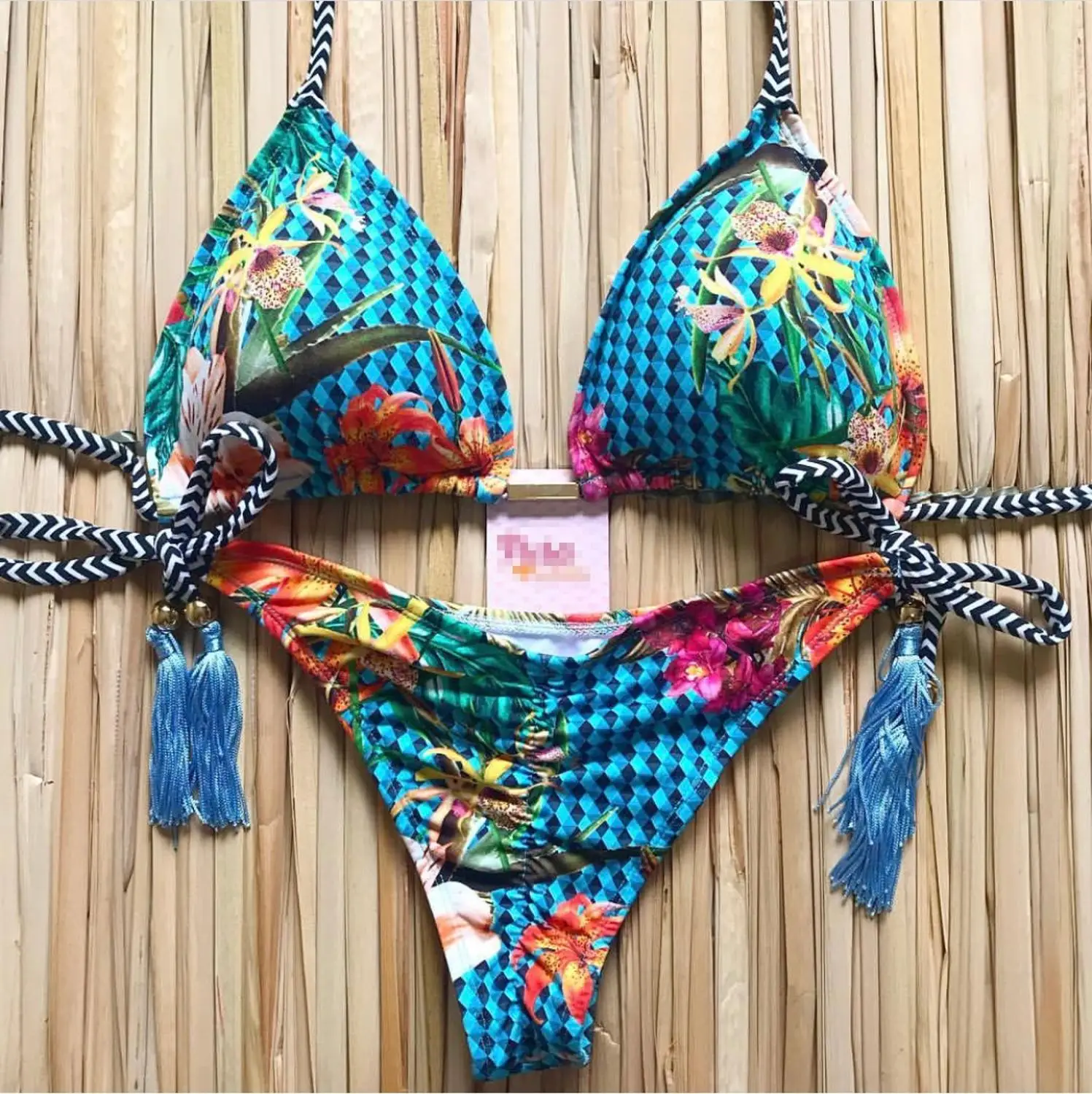 Bikini Moterų maudymosi kostiumėlį 2021 Naujas maudymosi Kostiumėliai, Moterų Sexy Bikini Komplektas Push up Plaukimo Maudymosi Kostiumas Moterims Keltą 5