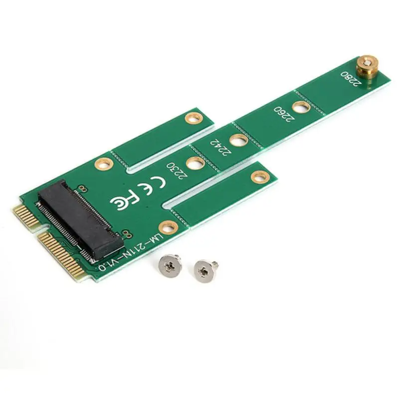 M. 2 B Klavišą, SSD Į MSATA MINI PCIE Adapteris Keitiklis Kortelę NGFF 22x30mm 22x42mm 22x60mm 22x80 SSD Kompiuteriniai Kabeliai & Jungtys 4