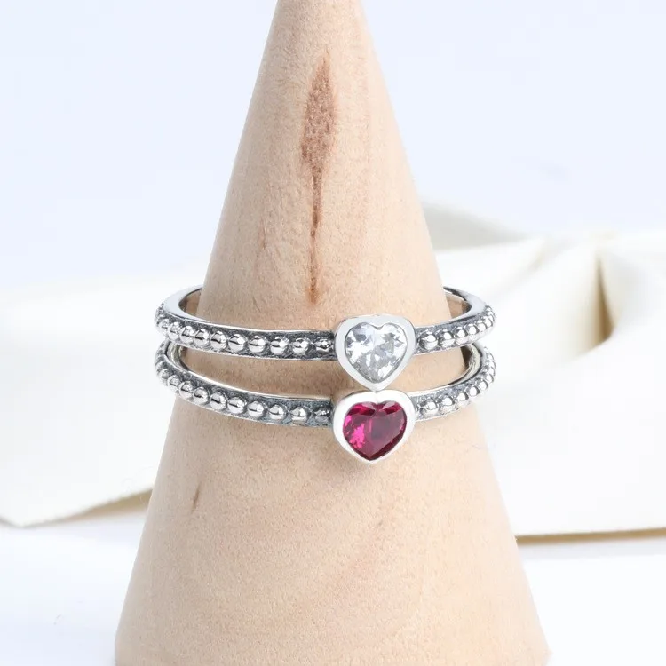Originalus 925 кольцо Sidabro Visos Žiedas Silver Sparkle Su Crystal Širdies Visos Žiedas Moterims Vestuves Dovanų bižuterijos 0
