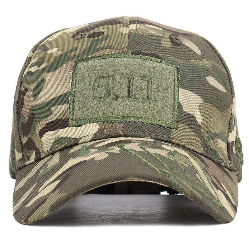 Kariuomenės Kamufliažas Reguliuojamas Beisbolo Kepurė vyrams Žalia Taktinis Džiunglių Skrybėlę Laisvalaikio Velcro Karinės moterų Bžūp 1