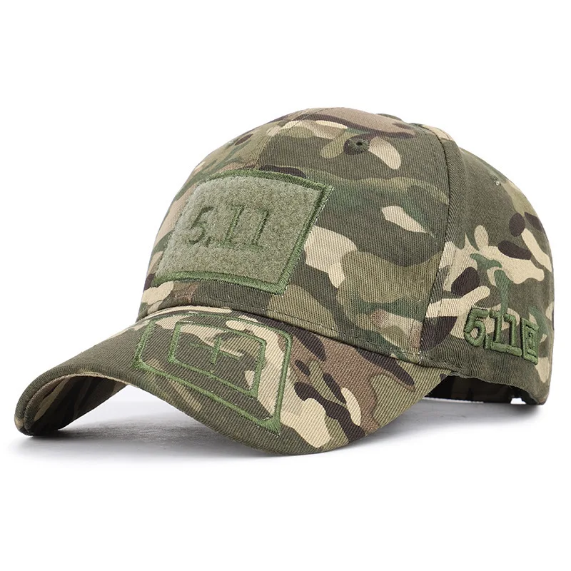 Kariuomenės Kamufliažas Reguliuojamas Beisbolo Kepurė vyrams Žalia Taktinis Džiunglių Skrybėlę Laisvalaikio Velcro Karinės moterų Bžūp 3