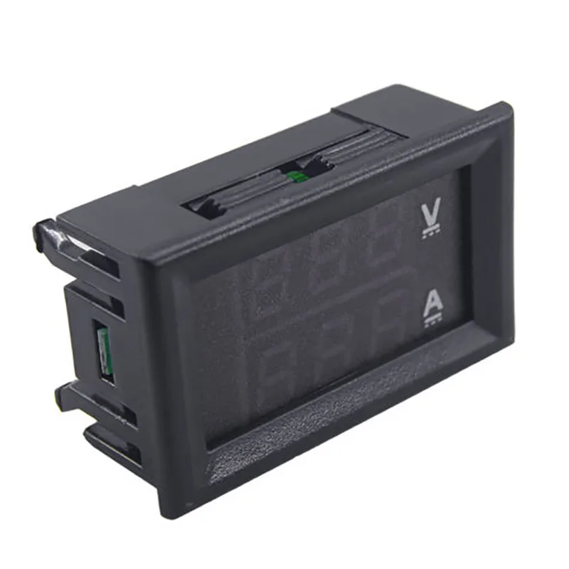 Mini Digital Voltmeter Ammeter DC 100V 10A Skydelis Amp Voltų Įtampa Srovės Matuoklis Testeris Detektorius 0.28
