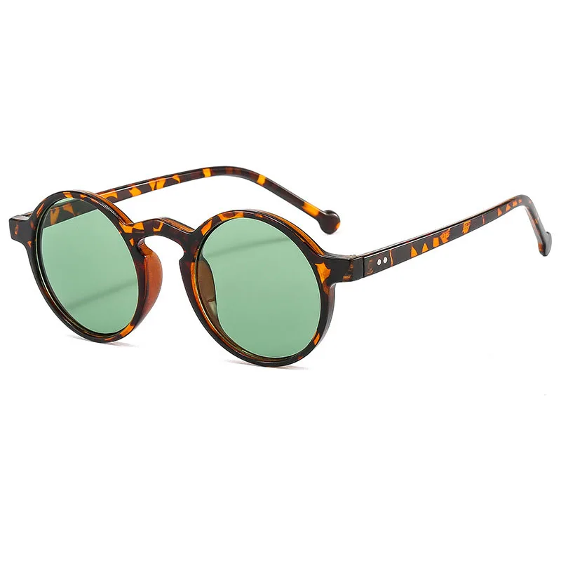 Moterų Apvalus Rėmo Akiniai nuo saulės Prabangos Dizaineris Lady Saulės akiniai Vintage Mados Tendencija okulary Atspalvių UV400 Akiniai Moterų Akinių 5