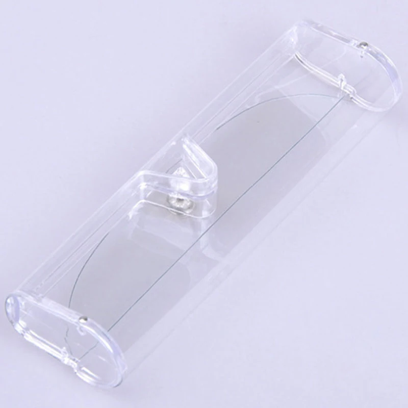 Ultralight Skaidrios PVC Akiniai Atvejais Padengti akiniai nuo saulės Akiniai Atveju Unisex Akiniai Skaitymui Lauke Krepšys, Akiniai Priedai 0