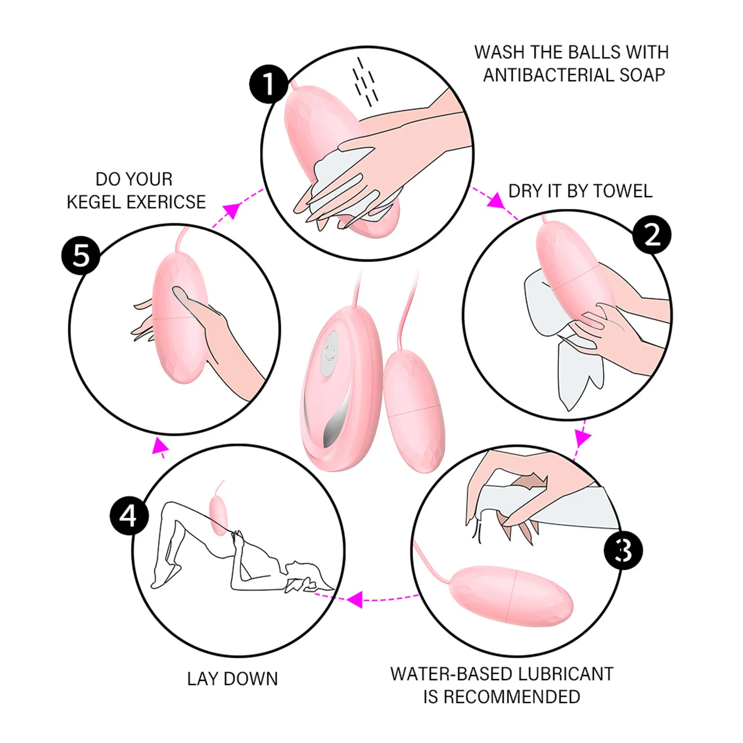 Galingas Vibruojantis Kiaušinėlis, 10 Greičio Klitorio Stimuliatorius G-Spot Makšties Massager Kulka Vibratoriai Sekso Žaislai Moterims 0