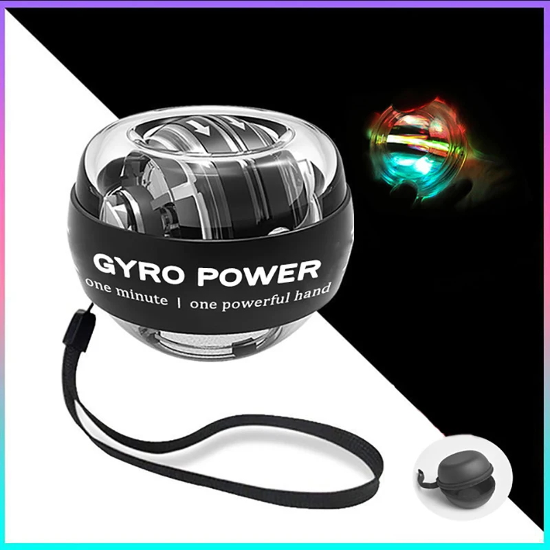 Naujausias LED Riešo Kamuolys Savarankiškai pradeda Fidget Vertino Suaugusiųjų Streso Atsarginiais Žaislai, Giroskopiniai Powerball Rankos Jėga Treneris Įranga 0