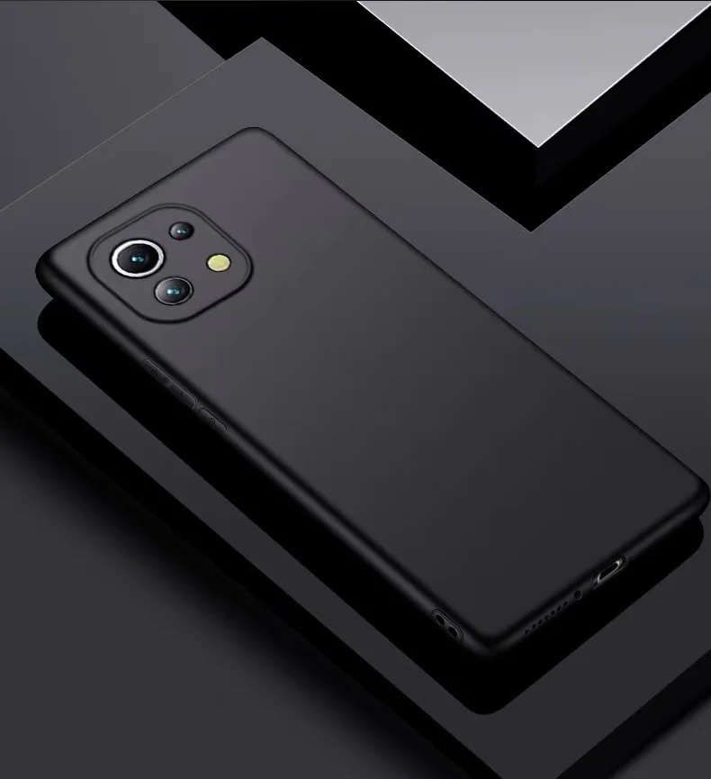 Coque Už Xiaomi Mi 8 9 11 Ultra 11Lite 9T 10T Pro Padengti Xiomi Poco F3 M3 X3 nfc Pro Telefonu Atvejų, Plonas, Minkštas Juodas Atgal 