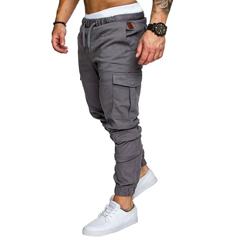 2021 Naujas Vyrų Kelnės Hip-Hop Haremas Poilsiu Kelnės Vyriškos Kelnės Poilsiu Kietosios Multi-Pocket Pants Sweatpants JAV, DYDIS M-3XL 0