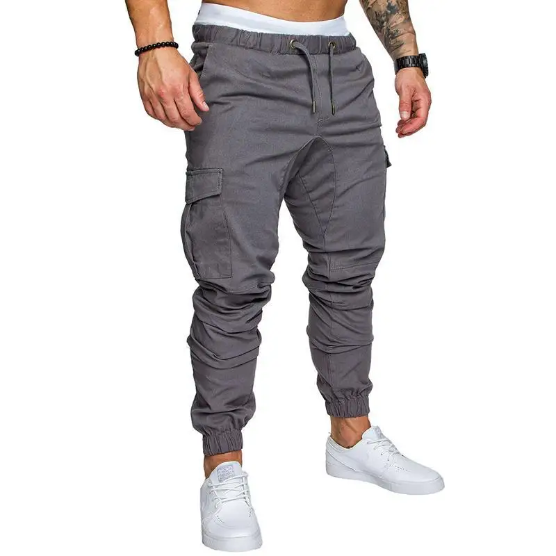 2021 Naujas Vyrų Kelnės Hip-Hop Haremas Poilsiu Kelnės Vyriškos Kelnės Poilsiu Kietosios Multi-Pocket Pants Sweatpants JAV, DYDIS M-3XL 1