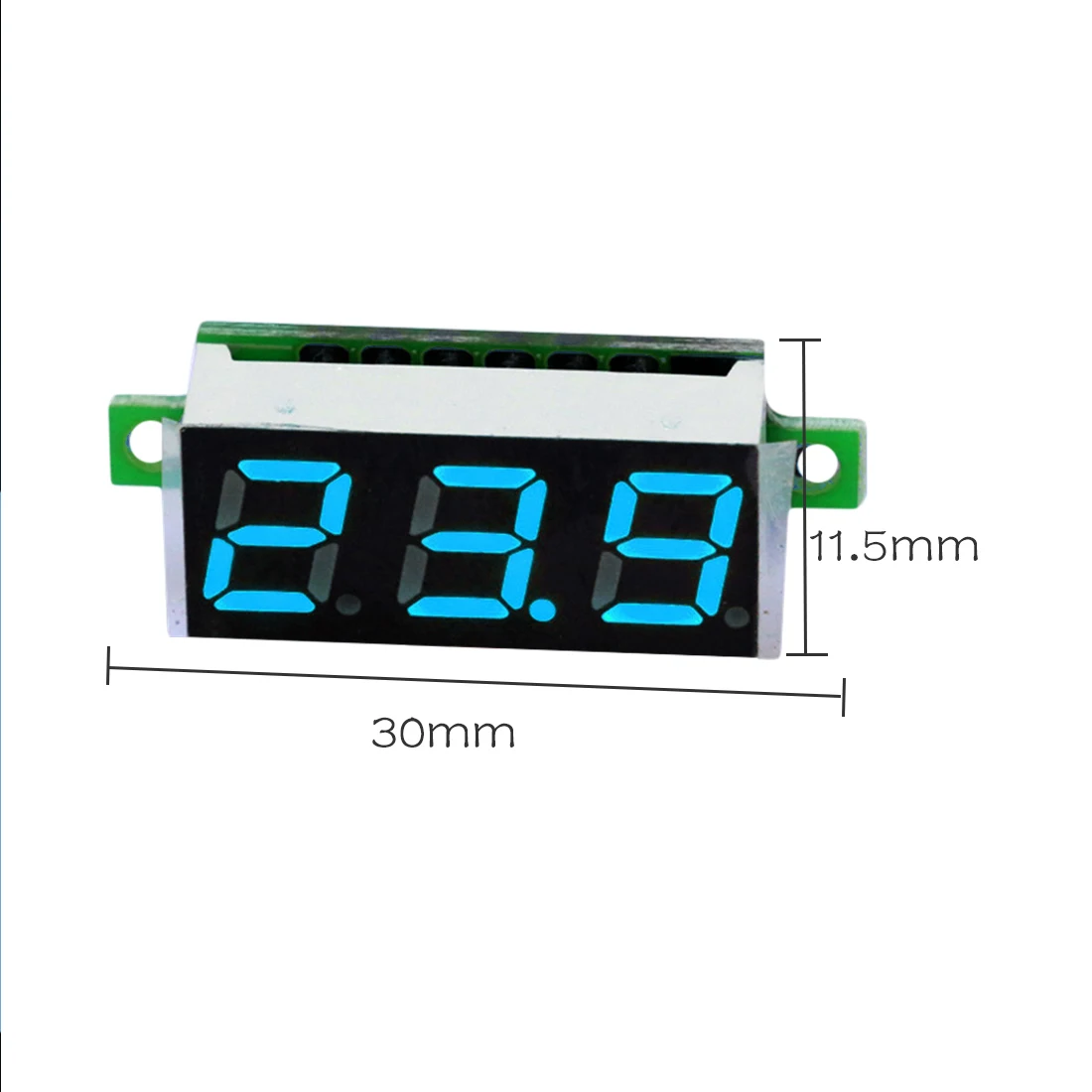 Mini Digital Voltmeter Įtampos Testeris, Matuoklis 0.28 Colių 2.5 V-30 V LED Ekranas Elektroninis Dalys, Reikmenys, Skaitmeninis Displėjus, Voltmeter 5