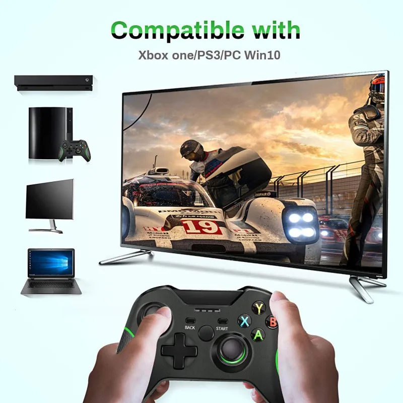 Belaidis Valdiklis Patobulintas Gamepad Xbox Vienas/ Viena S/ One X/ One Elite/ PS3/ Windows 10 Dviguba Vibracija Karšto Pardavimo Diskontuota 2