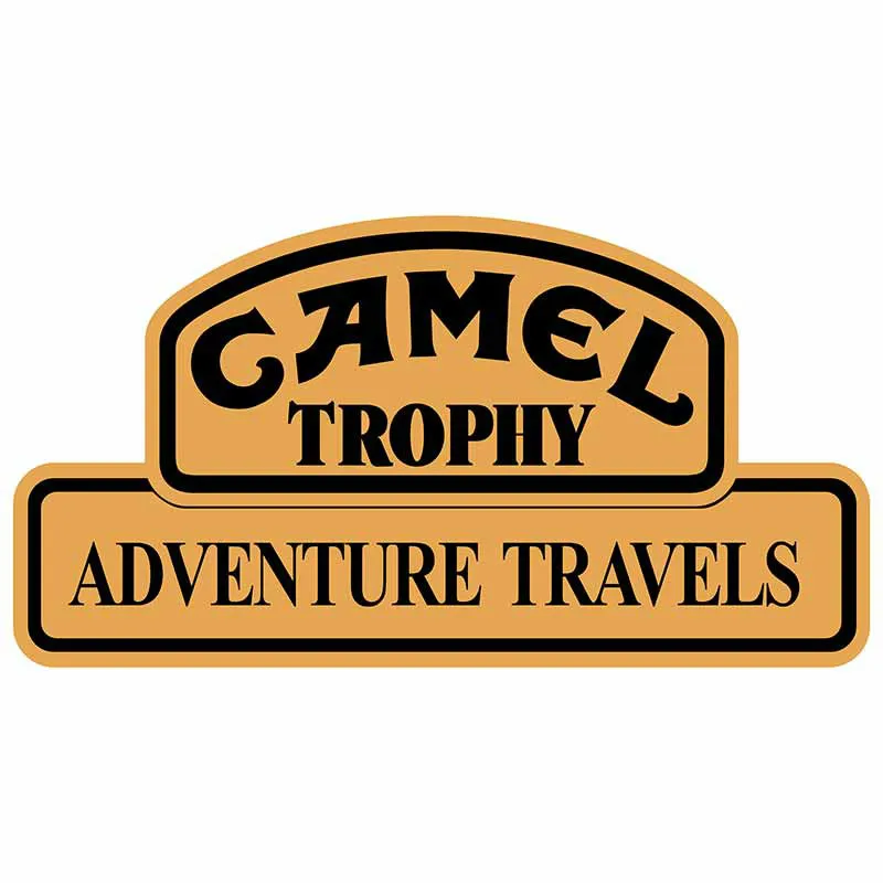 Asmenybės Automobilių Lipdukas Motociklų Lipdukai Camel Trophy Grafika PVC Dekoratyviniai Priedai Vandeniui, Saulės Decal 13*7cm 2
