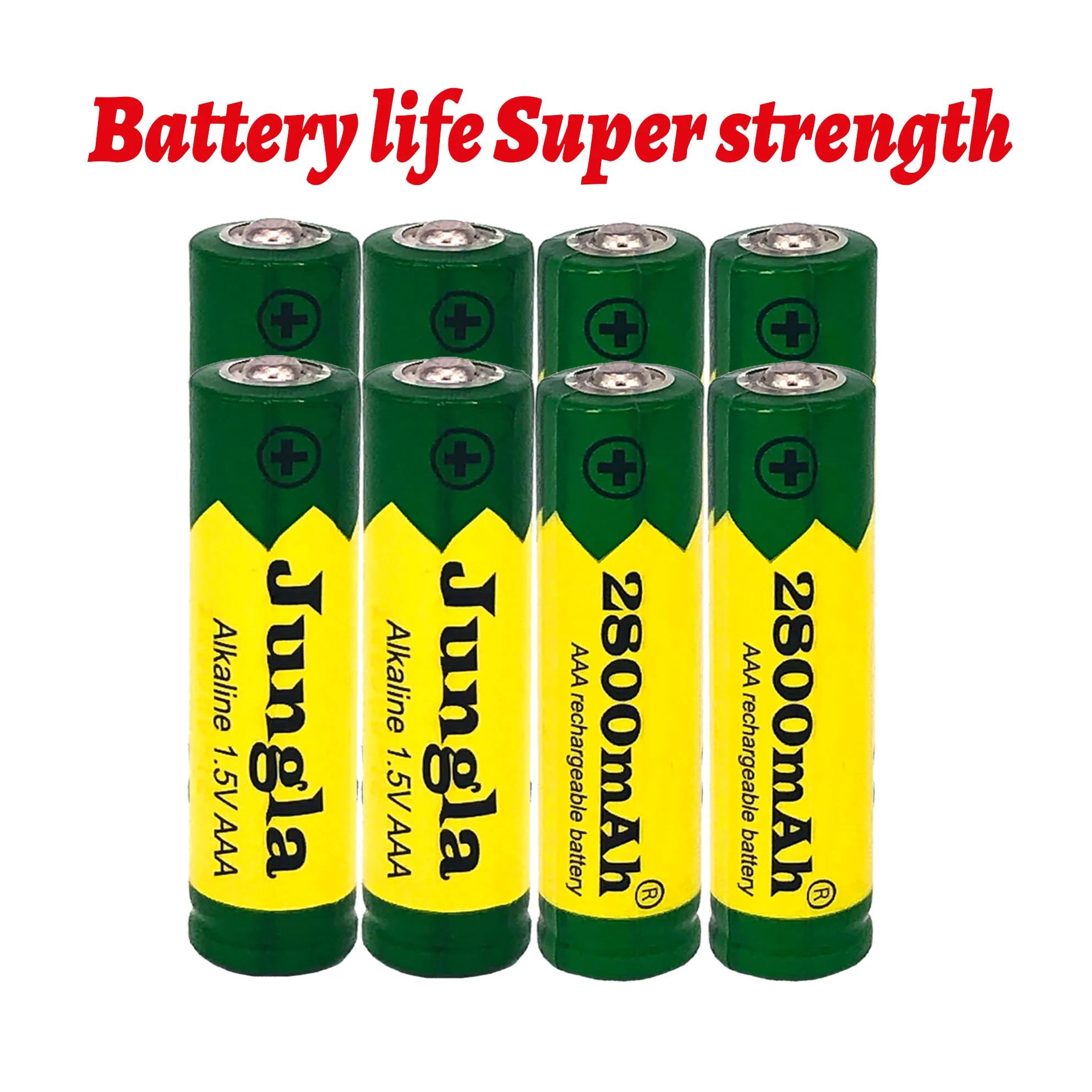 2021 NAUJAS baterijos AAA 2800mah 1,5 V AAA tipo įkraunamos baterijos nuotolinio valdymo žaislas baterija baterija apšvietimo 2