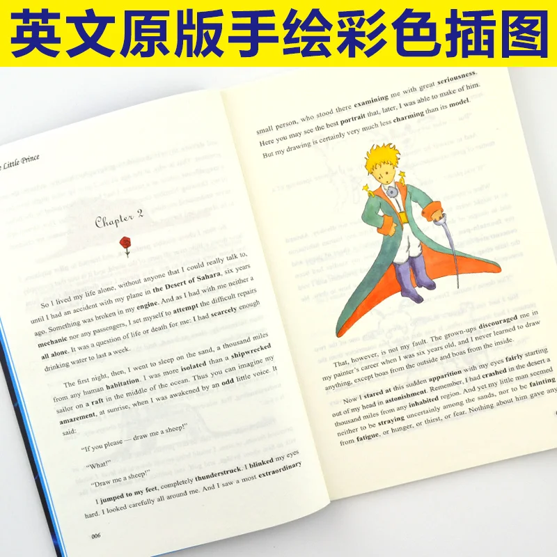 Naujas Mažasis Princas Knygos Pasaulio Klasikos Knygos Anglų Kalba 2