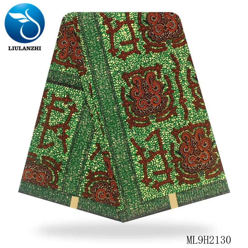 LIULANZHI Nigerijos Medvilnės Suknelė Ankara Spaudinių Vaškas Medžiagos, Siuvimo Vaškas, Medvilnės Nigerijos Tissu Printting ML9H2117-30 0
