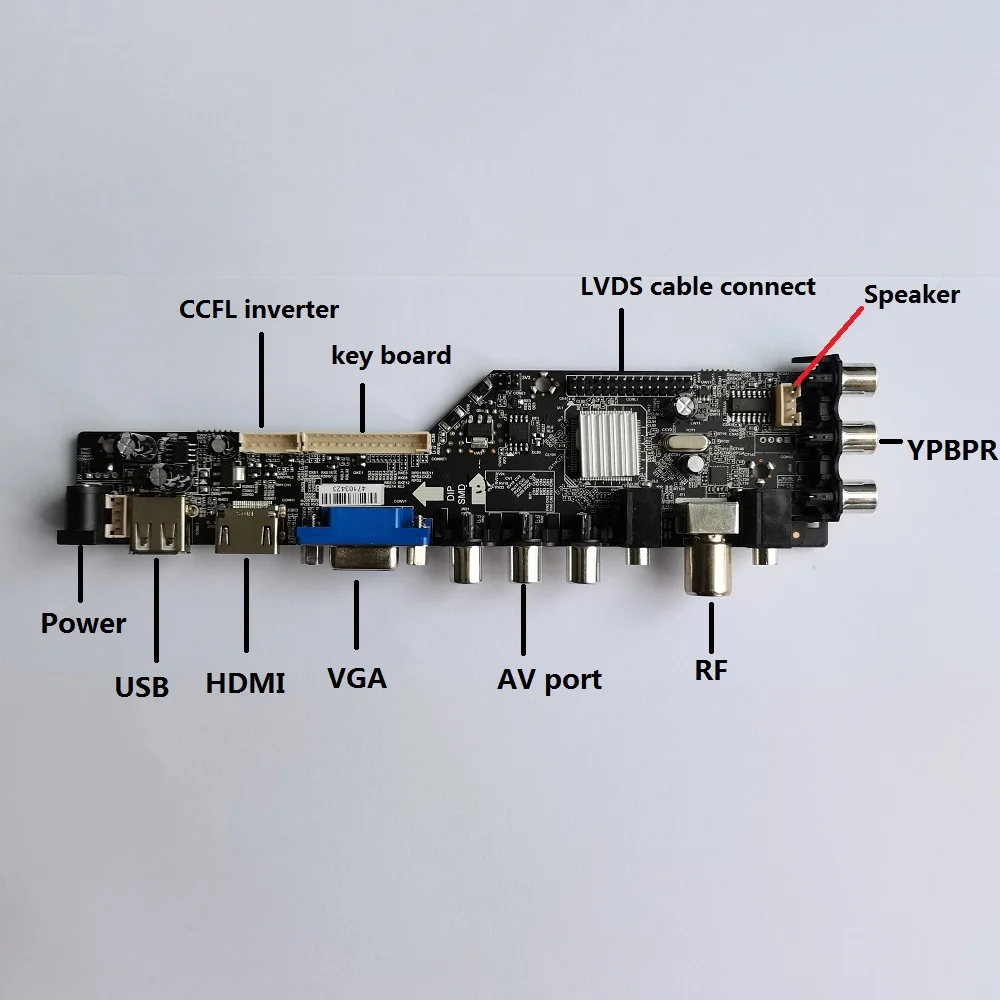 Rinkinys M170EG01 VB/M170EG01 VC HDMI suderinamus VGA Valdytojas LCD Skydelis USB nuotolinis DVB-T valdyba AV TV 4 CCFL 1280 X 1024 nuotolinio 2