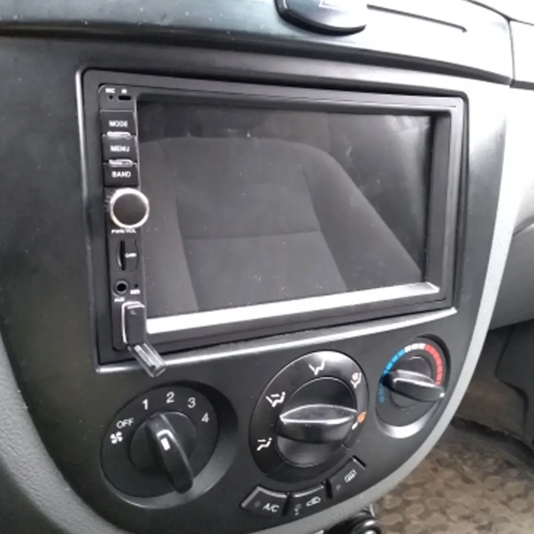 2 Din Car DVD Rėmo Radijo Fasciją Stereo Pultas, Skirtas Buick Excelle 